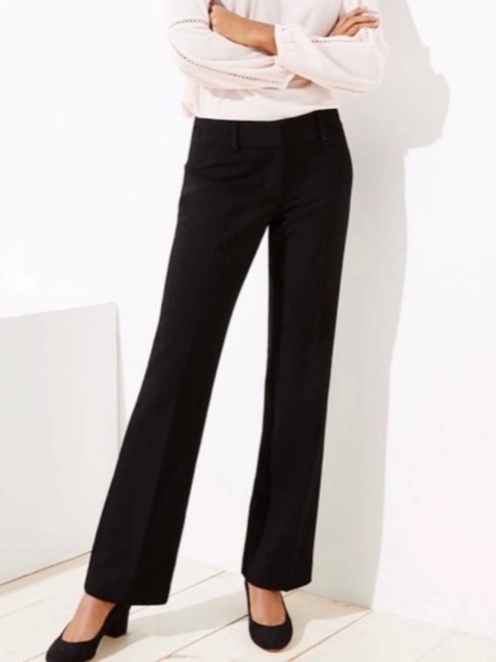 Loft Julie Trouser pants (black)